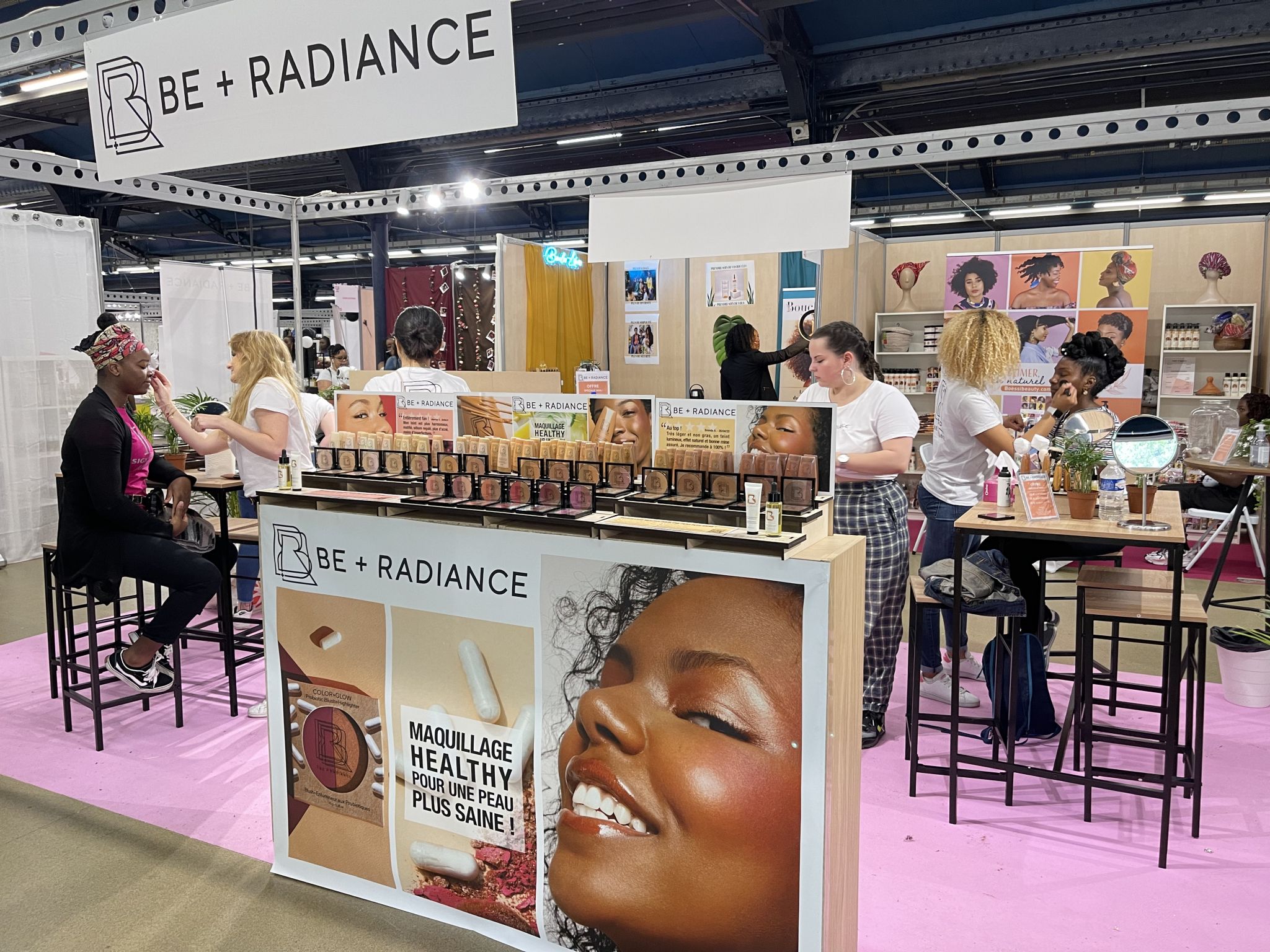 BE+RADIANCE fait un carton plein à la 10ème édition de la Natural Hair Academy à Paris. 🤩