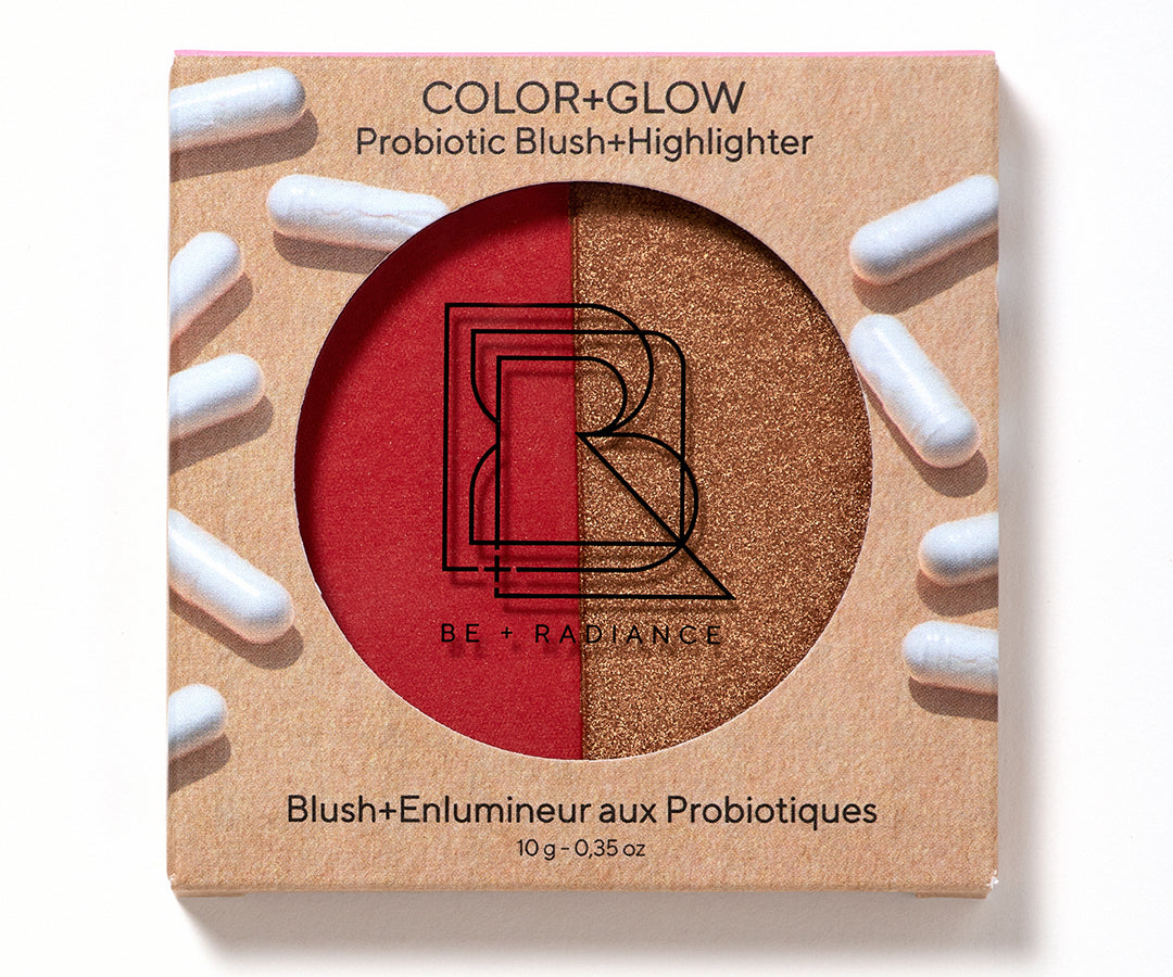 COLOR+GLOW Duo Blush+Highlighter mit Probiotika 03 