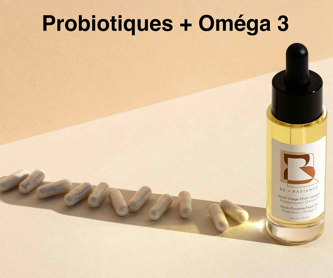 Huile Visage Probiotiques+Oméga3